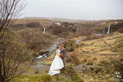 Waterfall Micro Wedding in Iceland: Alice + Robin