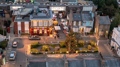 EastEnders' Albert Square is ready for Christmas and World Cup episodes after epic set makeover ...