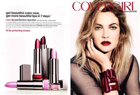 Drew Barrymore for CoverGirl - Celebrity Endorsements, Celebrity ...