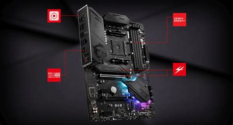 MSI MPG B550 GAMING PLUS AMD Socket AM4 B550 Chipset ATX Motherboard ...