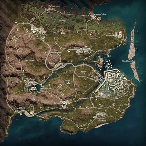 Deston :: PUBG Interactive Map