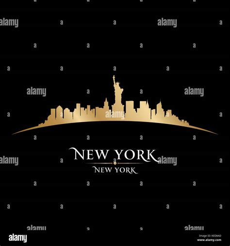 New York city skyline silhouette. Vector illustration Stock Vector Image & Art - Alamy