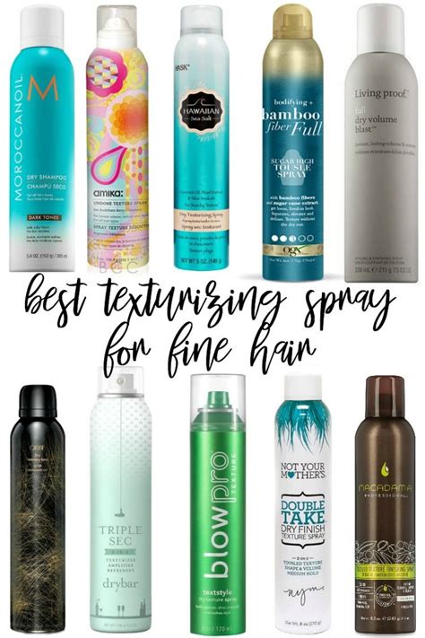 Best Texturizing Spray for Fine Hair | Best texturizing spray, Best volumizing hair products ...