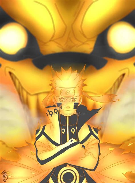 Kurama Mode by ThePurpleHooligan | Naruto shuppuden, Naruto uzumaki art, Naruto sasuke sakura