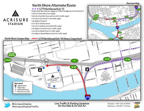 Parking & Directions - Acrisure Stadium in Pittsburgh, PA