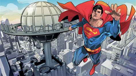 1920x1080 Resolution Superman Metropolis DC Comic 1080P Laptop Full HD Wallpaper - Wallpapers Den