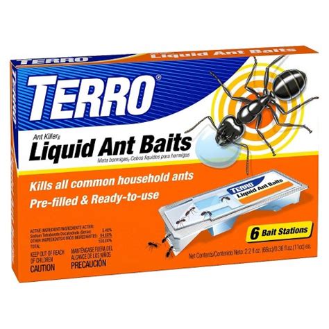 Terro Ant Killer Indoor Liquid Ant Baits 6-Pack : Target