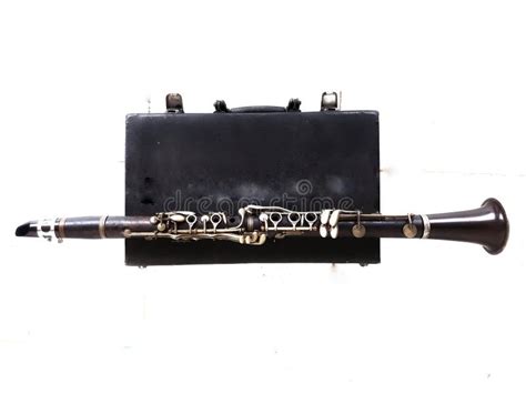 Clarinet, Black Wood, Isolated from a White Background Marching Band ...