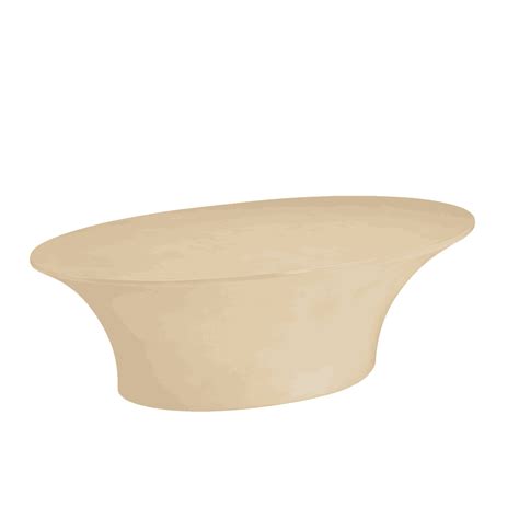 Table basse ovale en béton forme baignoire BRASILIA | Tables basses | Pier Import