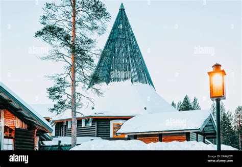 Santa Claus Village Finnish Lapland Scandinavia new Stock Photo - Alamy