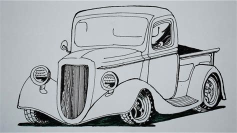 How to Draw a Classic Car Step by Step - YouTube