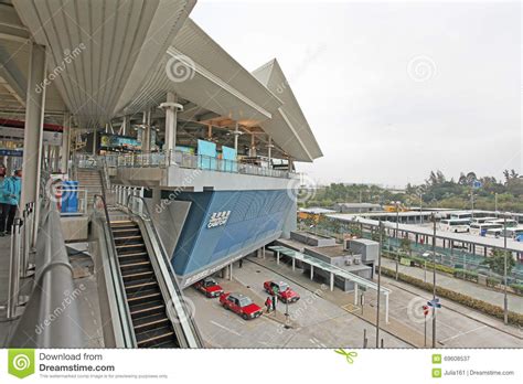 Cable Car Station in Lantau Island, Hong Kong Editorial Photography ...