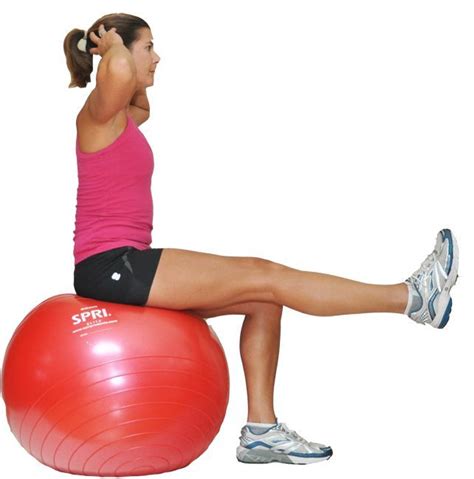 Ball exercises are great for working on core strength and balance. Get ...