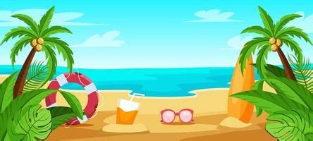 Beach Background Vector Art, Icons, and Graphics for Free Download