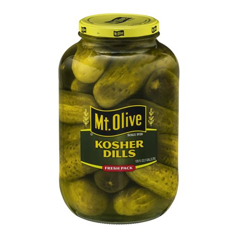 Mt. Olive Kosher Dill Pickles, 128 oz - Walmart.com