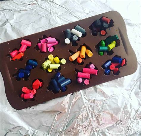 Broken Crayon Silicone Mold Craft for Kids - Making Frugal FUN