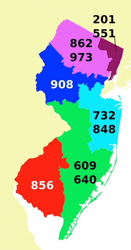 List of New Jersey area codes - Wikipedia