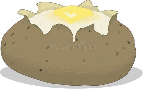 Baked Potato Drawing