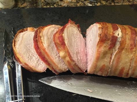 Bacon Wrapped Pork Loin – Sweet Tea (with Lemon)