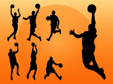 Free Basketball Team Silhouette, Download Free Basketball Team Silhouette png images, Free ...