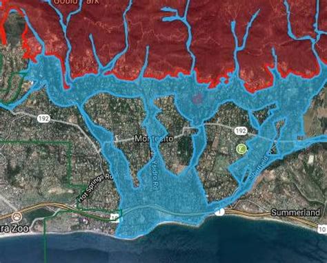 Montecito Debris Flow Devastation Concentrated Along Creeks - The Santa ...