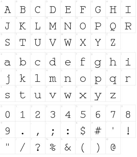 Monospace Font Download