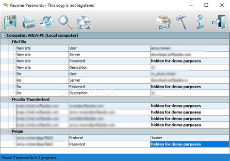 Recover Passwords 1.0.0.33 - Download, Review, Screenshots