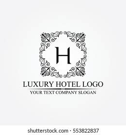 Luxury Hotel Logo Stock Vector (Royalty Free) 553822870