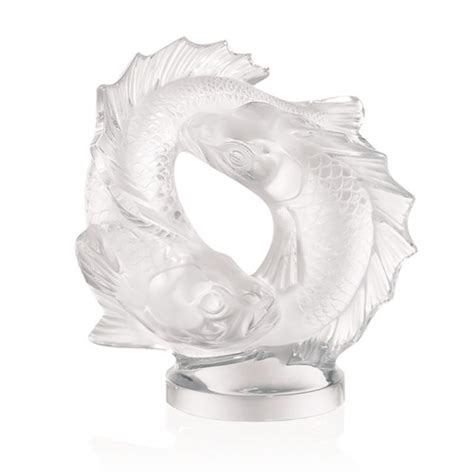 Lalique Double Fish Sculpture – S & K Ltd.