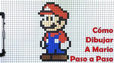 Como Dibujar A Mario Bros En Pixel Art Pixelados Youtube | Images and ...