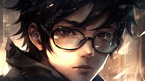 Anime Boy With Glasses