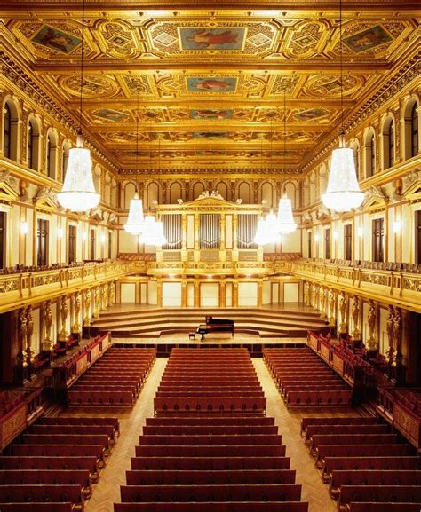 Vienna, Musikverein,(the golden hall) home of the Vienna Philharmonic ...