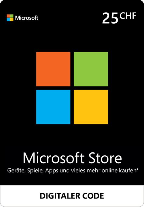 Acheter Carte Microsoft Store 25 CHF | Startselect France