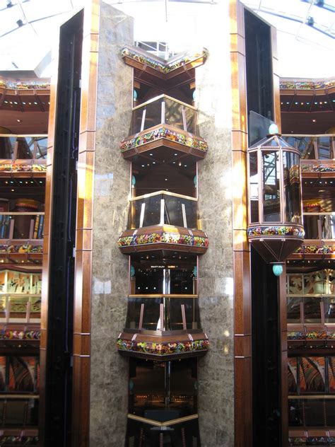Atrium Elevator - Carnival Cruise Ship Paradise | On the Car… | Flickr