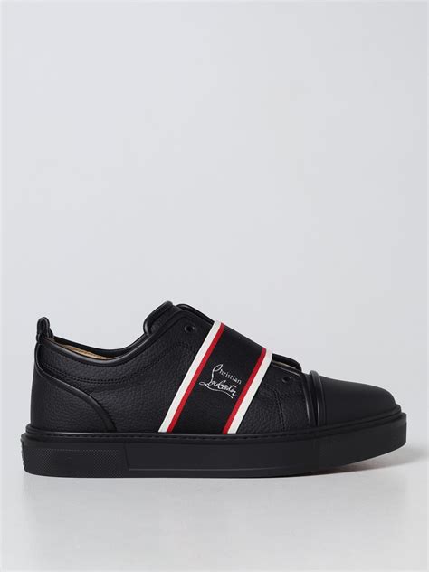 CHRISTIAN LOUBOUTIN: sneakers for man - Black | Christian Louboutin sneakers 1230193 online on ...