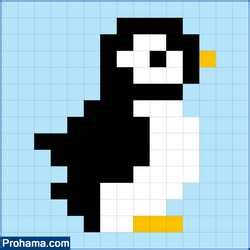 Penguin Pixel Art | Easy Cute Pixel Art