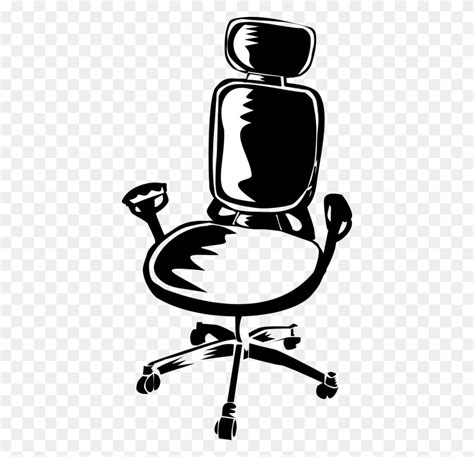 Office Desk White Clip Art - Office Clipart Black And White - FlyClipart