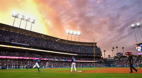 Dodger Stadium Completely Surrounded By Water