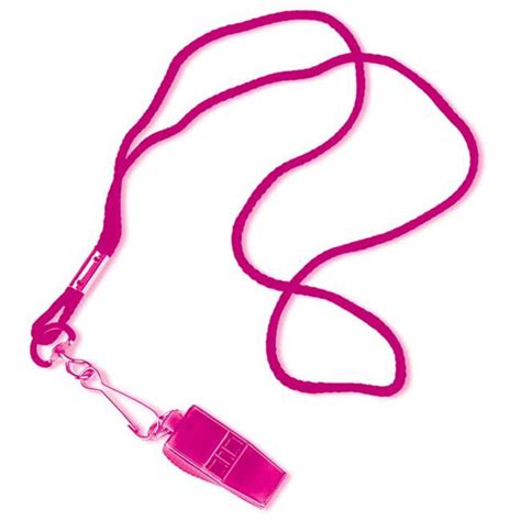 Tandem Pink Whistle & Lanyard - Walmart.com - Walmart.com