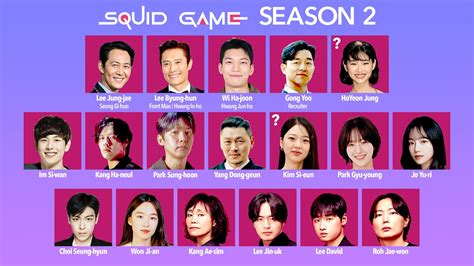 Squid Game Season 2 Cast Posters : r/squidgame