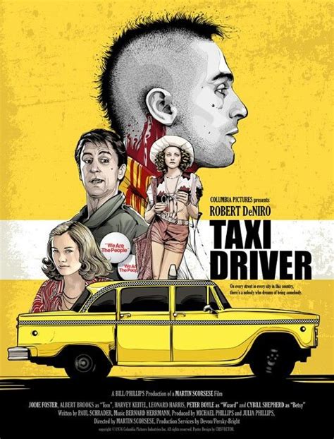 Taxi driver by Cristiano Siqueira | Best movie posters, Alternative ...