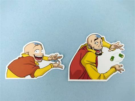 Aang marble Trick Vinyl Sticker Avatar the Last - Etsy Canada