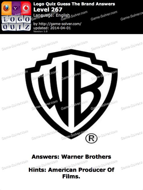 Logo Quiz American Producer Of Films. • Game Solver