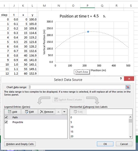 Animated Graphs in Excel - Page 5 of 5 - physicsthisweek.com