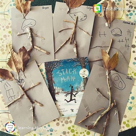 Stick Man craft Forest School Activities, Nature Activities, Autumn ...