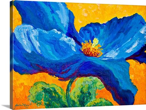 Blue Poppy Wall Art, Canvas Prints, Framed Prints, Wall Peels | Great ...