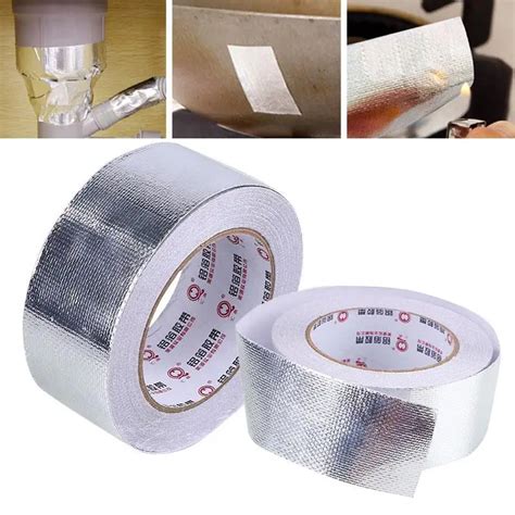 Vehemo Car Motorcycle Aluminum Foil Heat Shield Tape Adhesive Heat ...