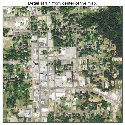 Aerial Photography Map of Farmerville, LA Louisiana