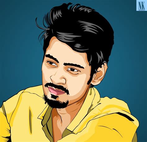 Adobe Photoshop Adobe illustrator Illustration Vector art Potrait. Boy. Indian. | Graphic design ...