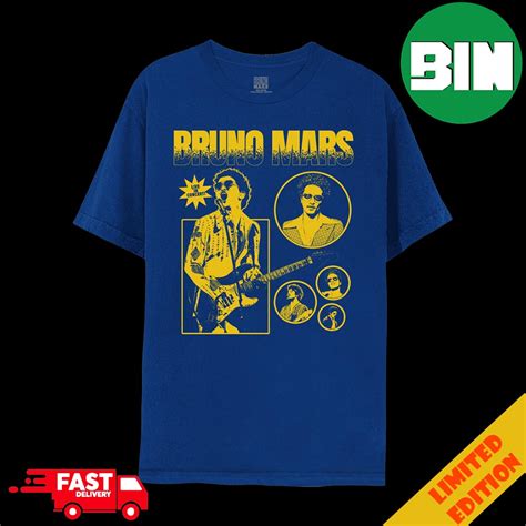 Bruno Mars Concert 2024 24K Magic World Tour Bruno Mars Merchandise T ...